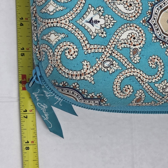 Vera Bradley Laptop Hard-core Organizer Blue Multicolor Quilted Tech Bag - Picture 11 of 11